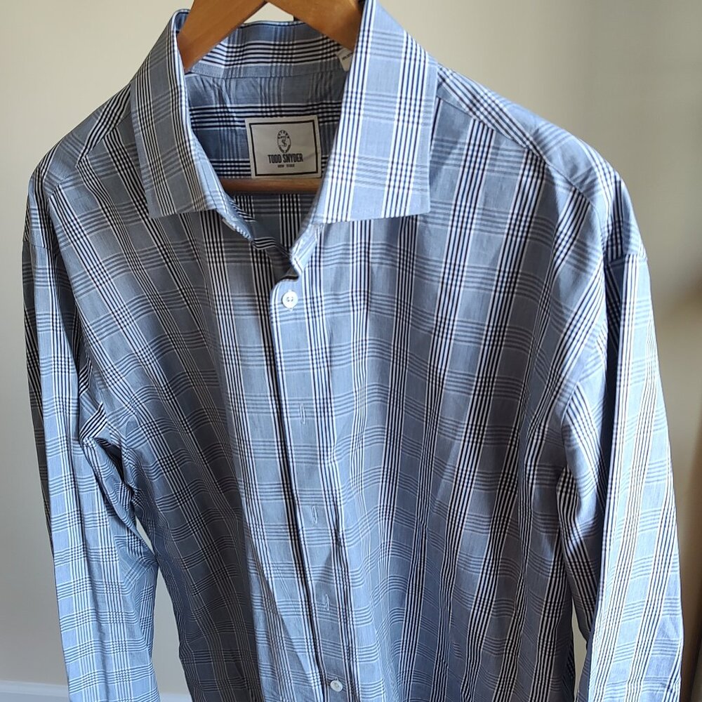 Todd Snyder Striped Button Down Shirt - Size 18.5 34/35